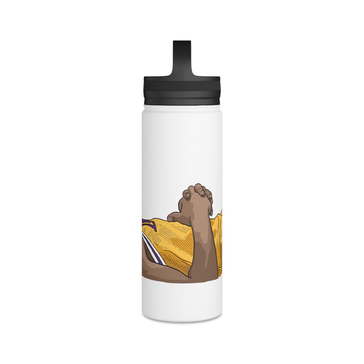 Sunrise - Stainless Steel Water Bottle, Handle Lid