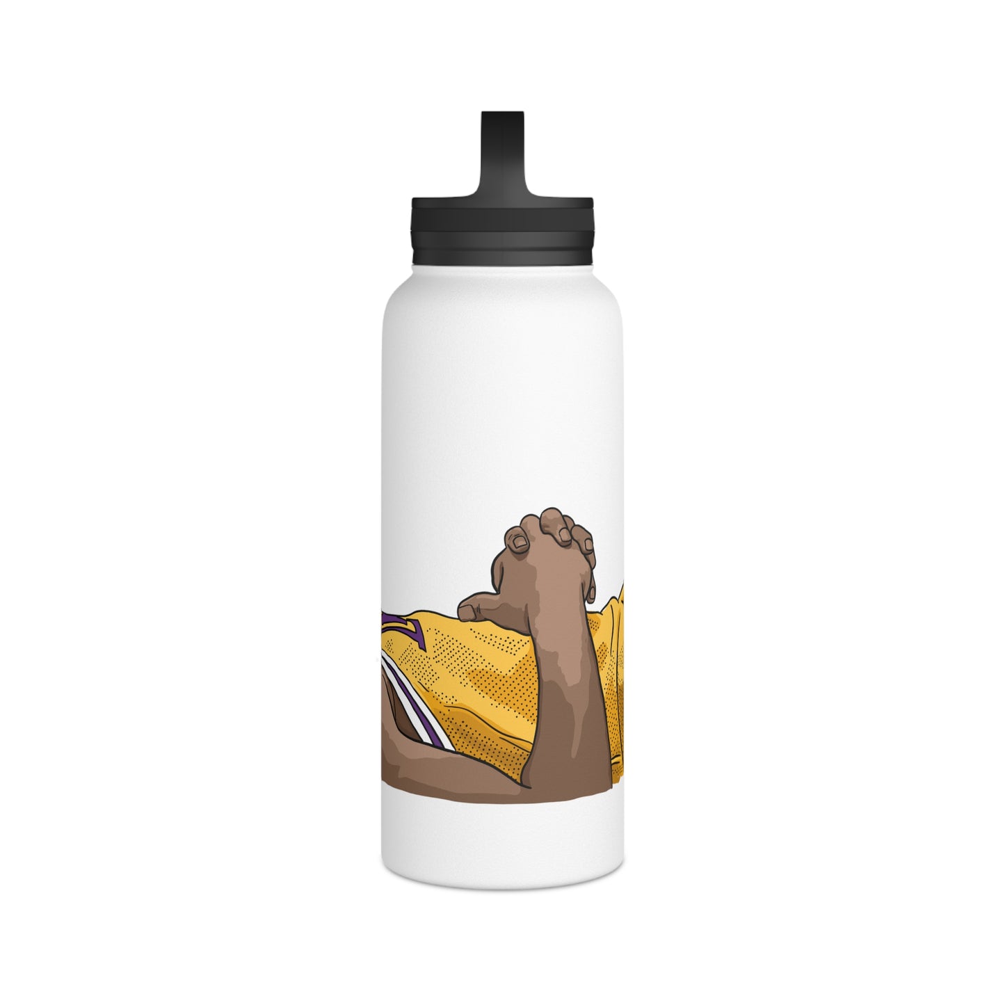 Sunrise - Stainless Steel Water Bottle, Handle Lid