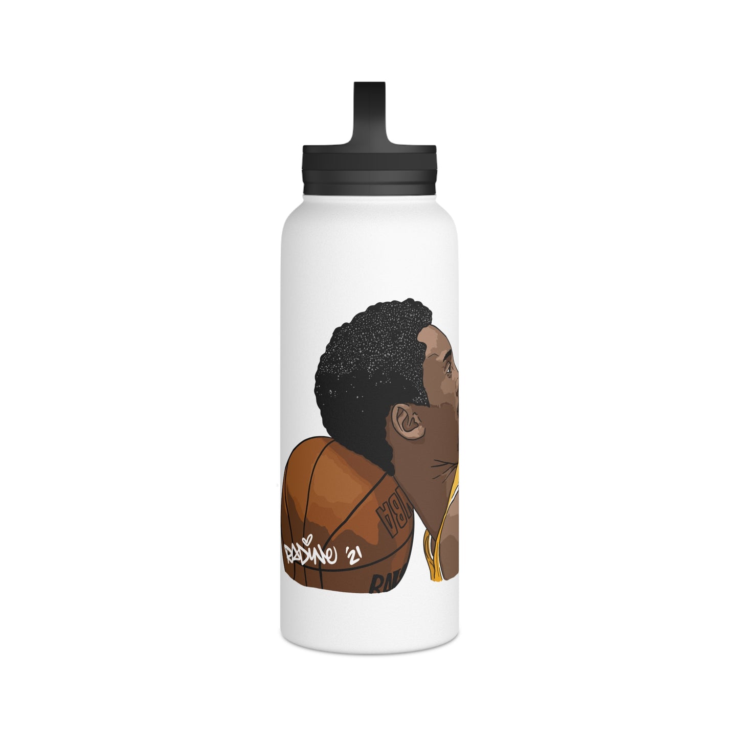 Sunrise - Stainless Steel Water Bottle, Handle Lid