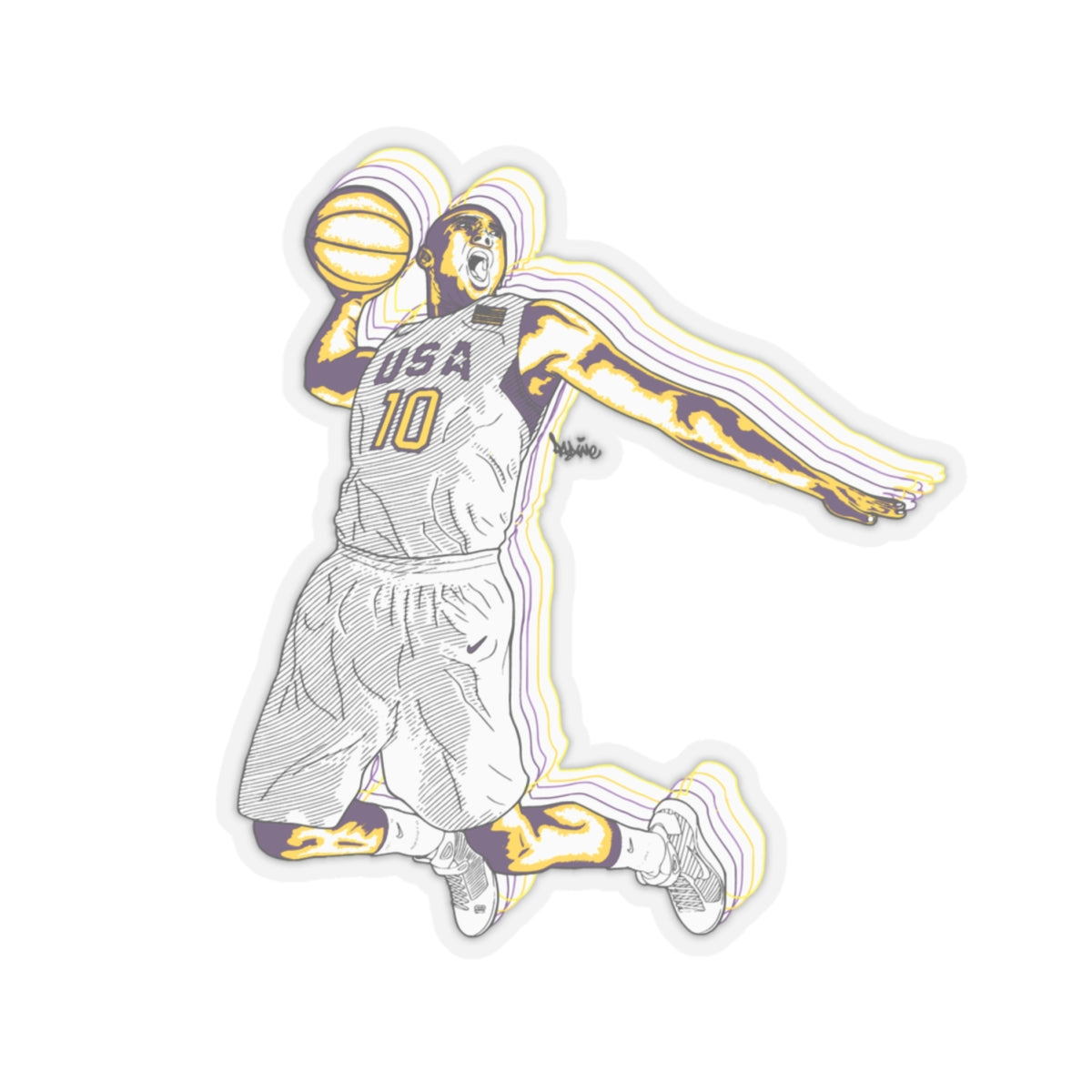 Olympics Spirit! Kiss-Cut Stickers