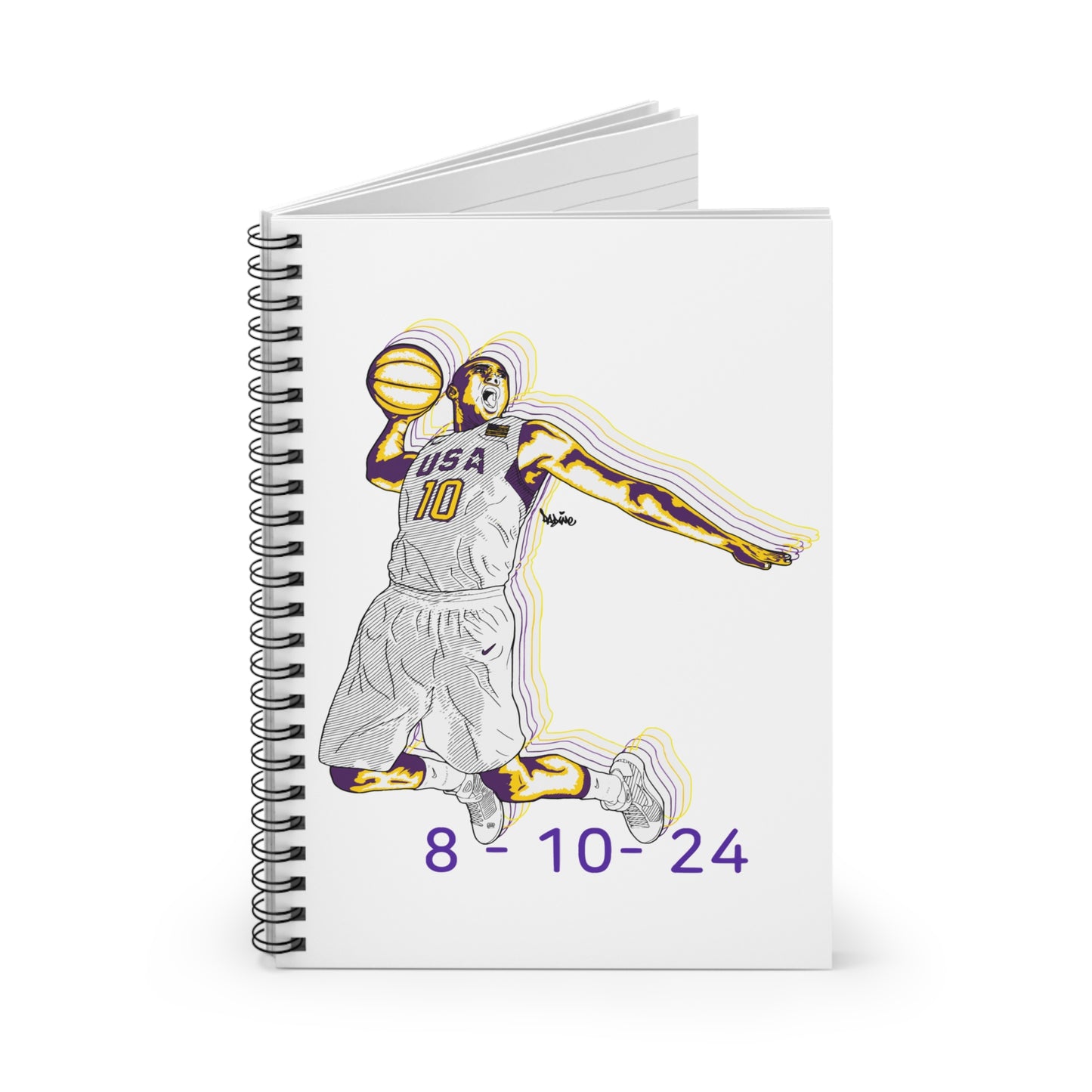 Olympics Spirit! Spiral Notebook - Ruled Line