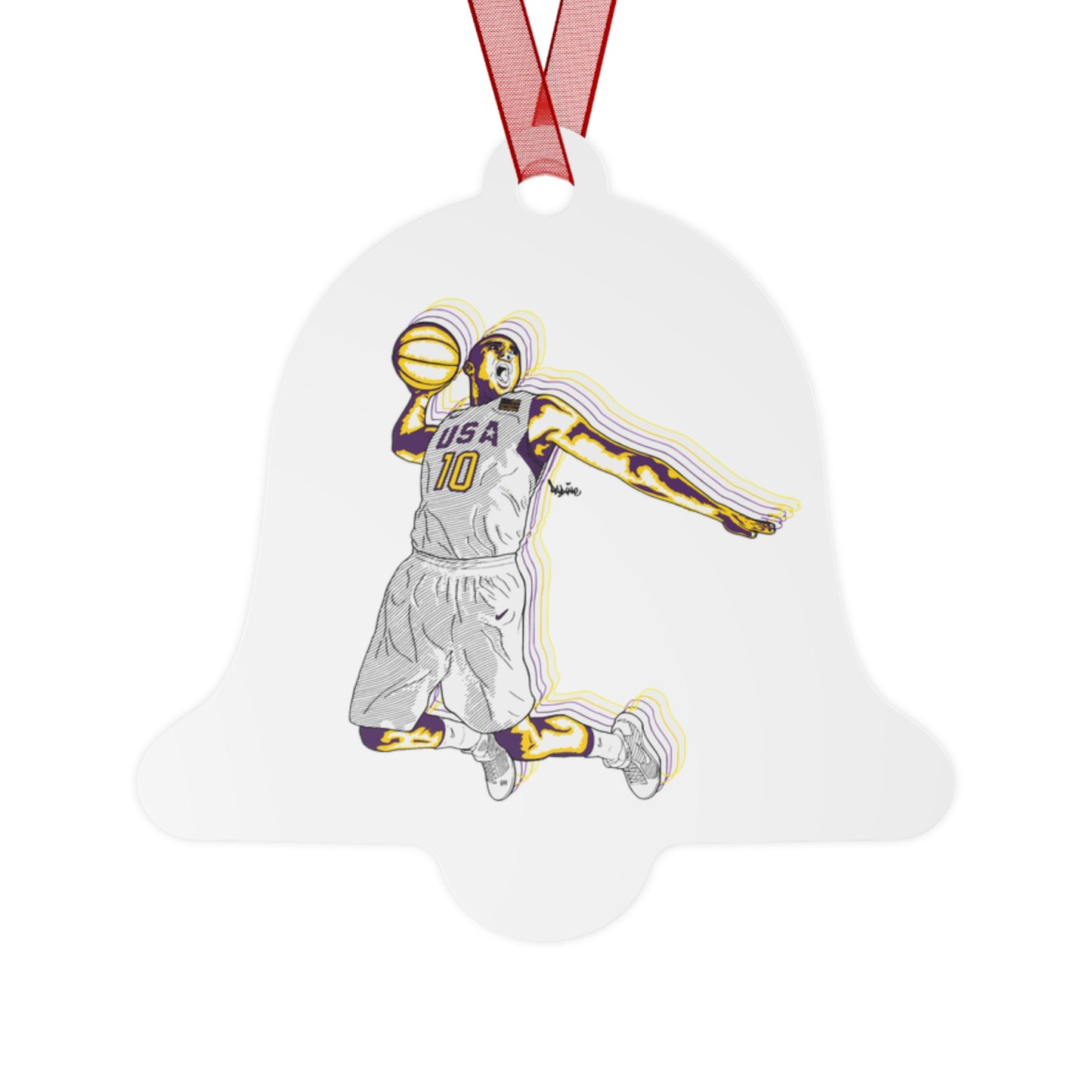 Olympics Spirit! Holiday Metal Ornaments