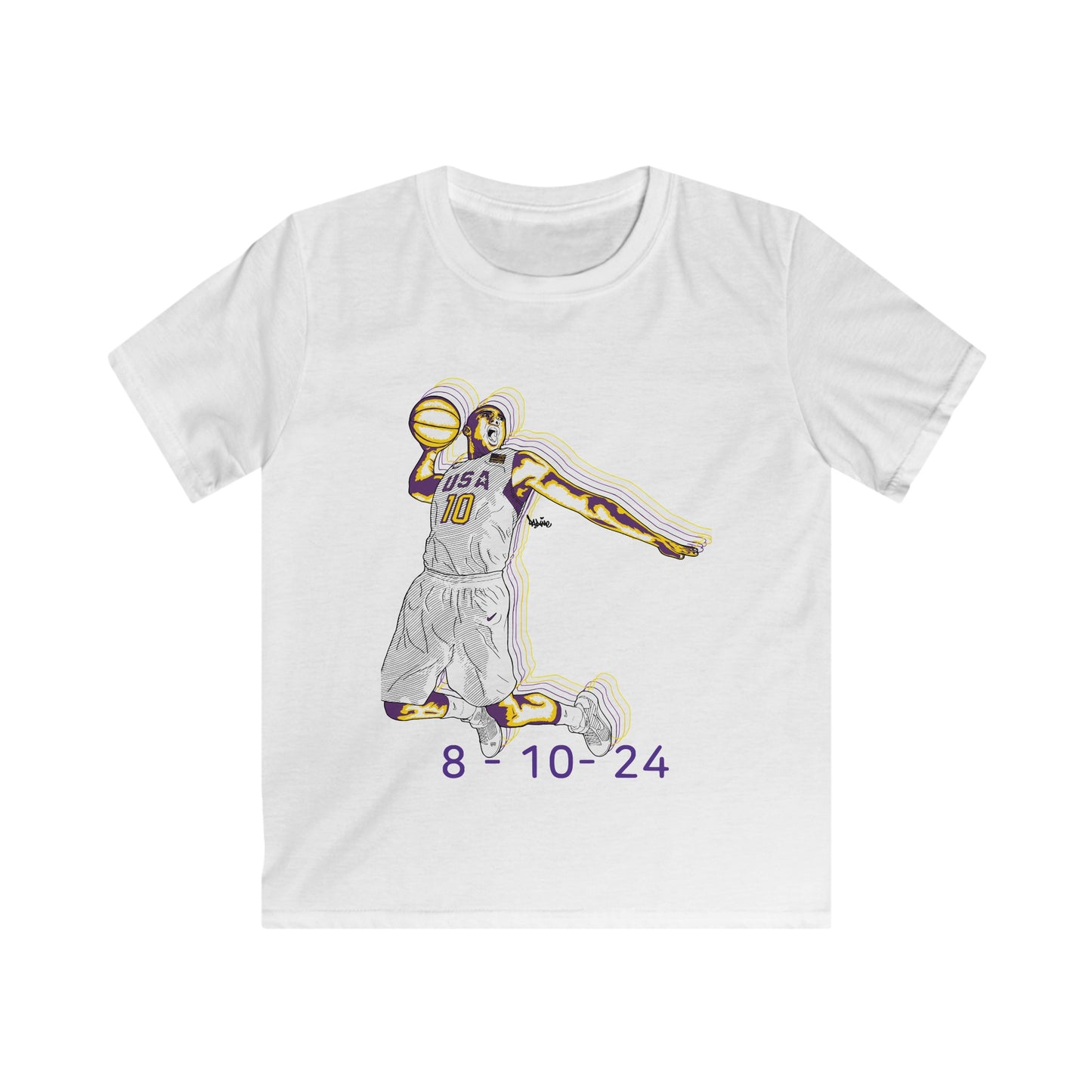 Olympics Spirit! Kids Softstyle Tee