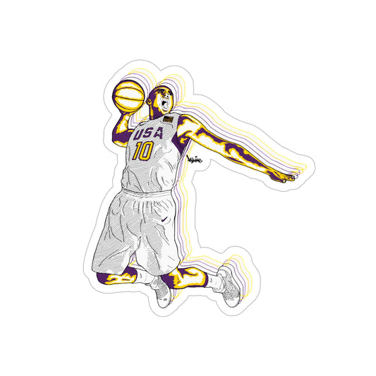 Olympics Spirit! Transparent Outdoor Stickers, Die-Cut, 1pc