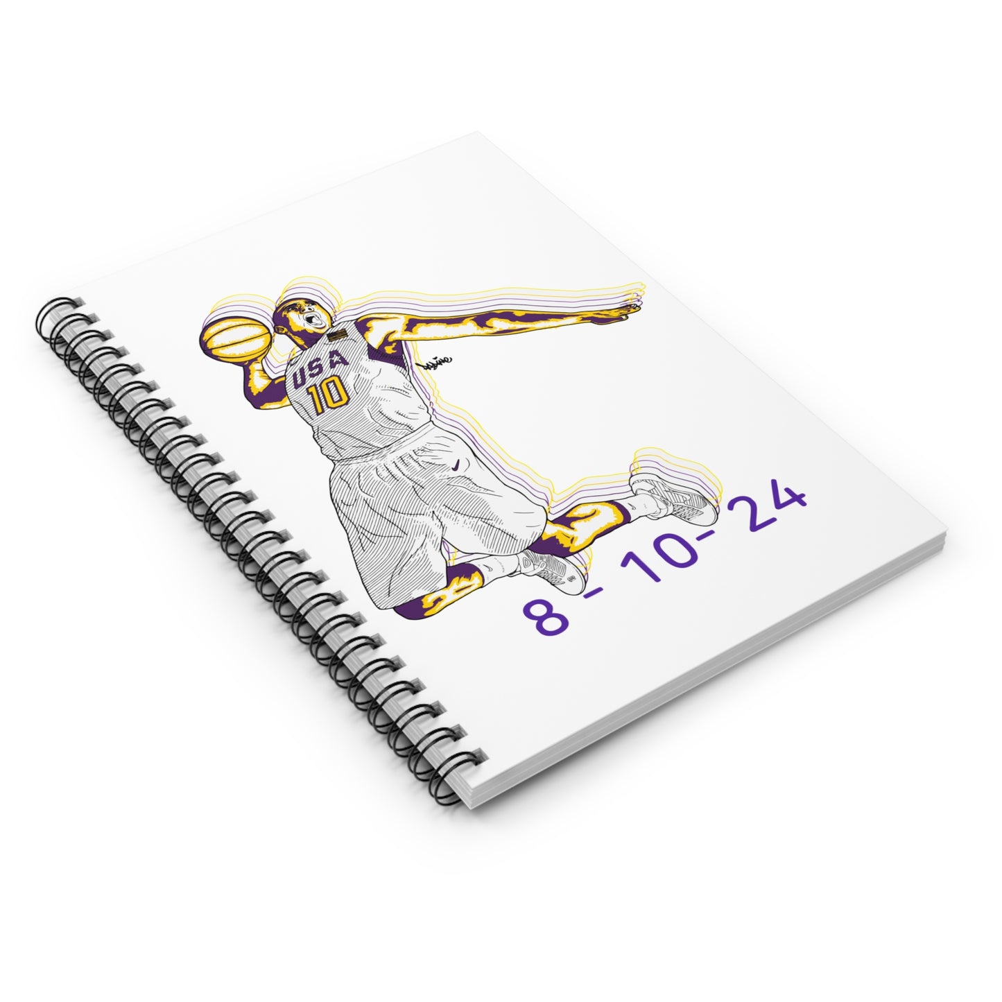 Olympics Spirit! Spiral Notebook - Ruled Line